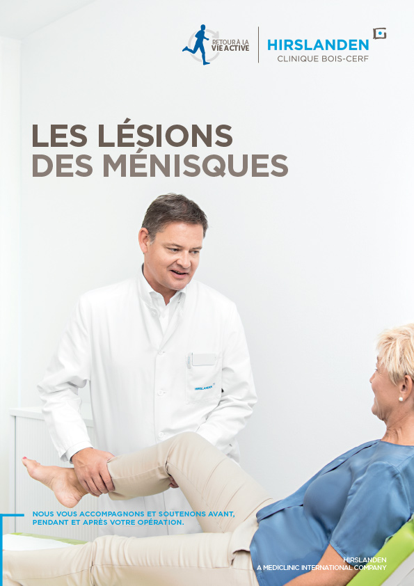 Brochure lésions des ménisques